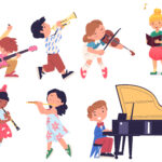 Kinder spielen für Kinder